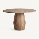 Mesa de comedor de madera de mango Mojácar 130 x 130 cm