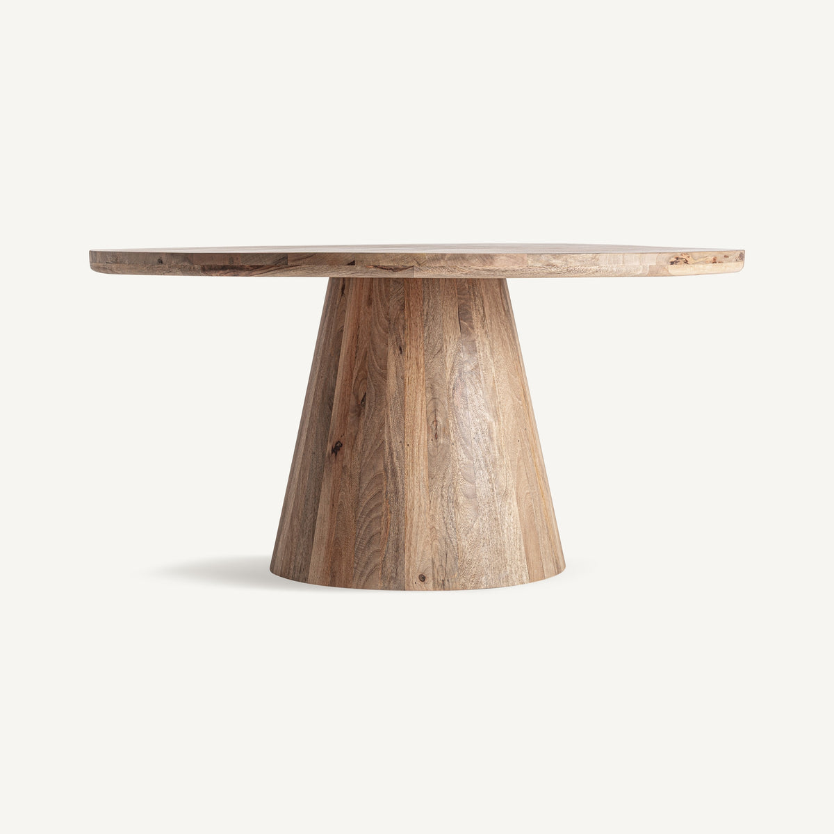 Mesa de comedor de madera de mango Níjar 150 x 150 cm