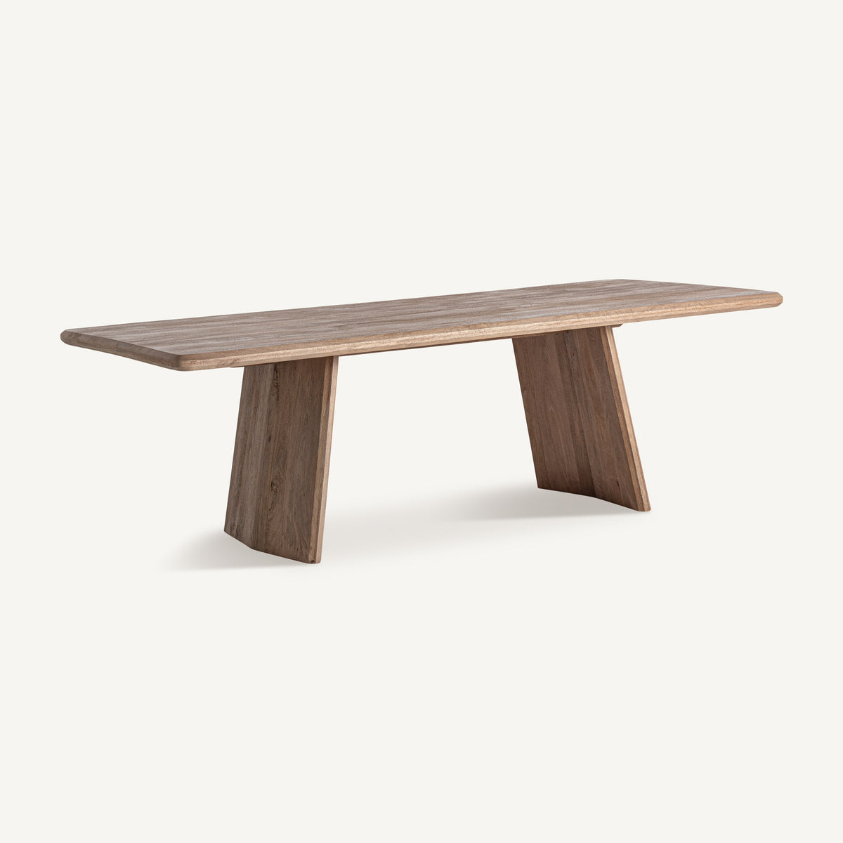 Mesa de comedor de madera de mango Rubite