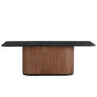 Mesa de comedor de madera de olmo Gallarate