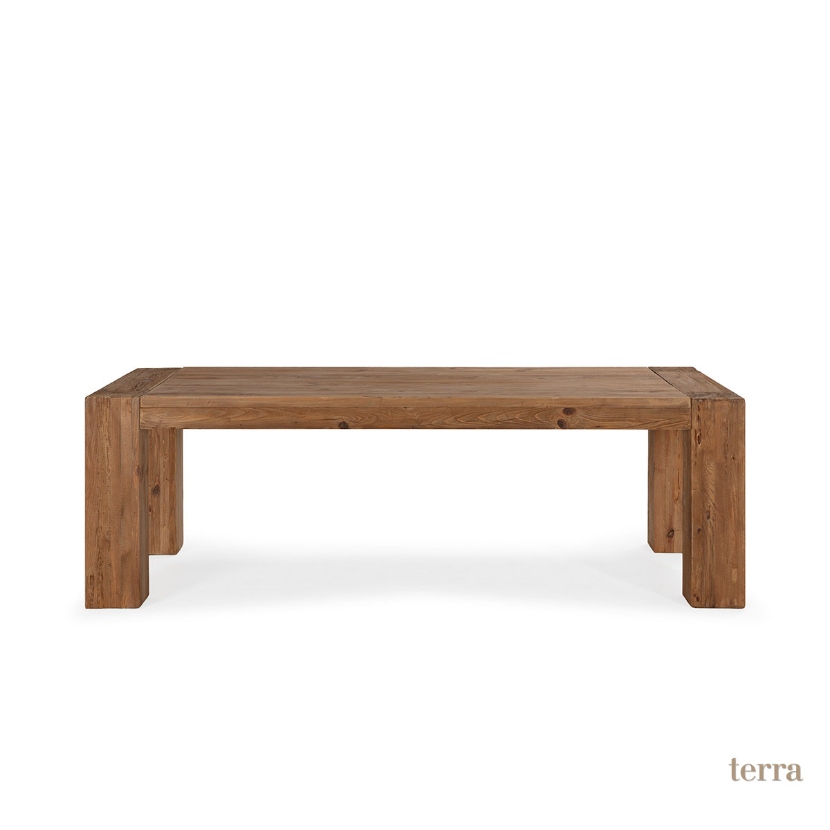 Mesa de comedor de madera de pino recuperado Ferrol