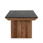 Mesa de comedor de madera de pino recuperado y roble Legnano