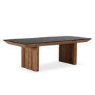 Mesa de comedor de madera de pino recuperado y roble Legnano