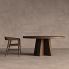 Mesa de comedor de madera de sal Lobras Ø170 cm