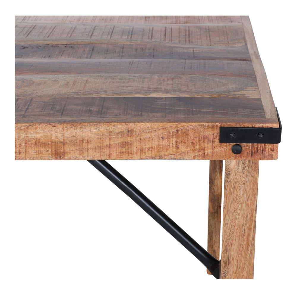 Mesa de comedor de madera envejecida Agnolo