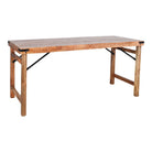 Mesa de comedor de madera envejecida Maribel