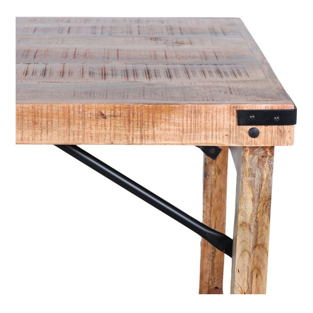 Mesa de comedor de madera envejecida Maribel