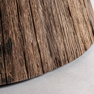 Mesa de comedor de madera tropical y mármol Beires
