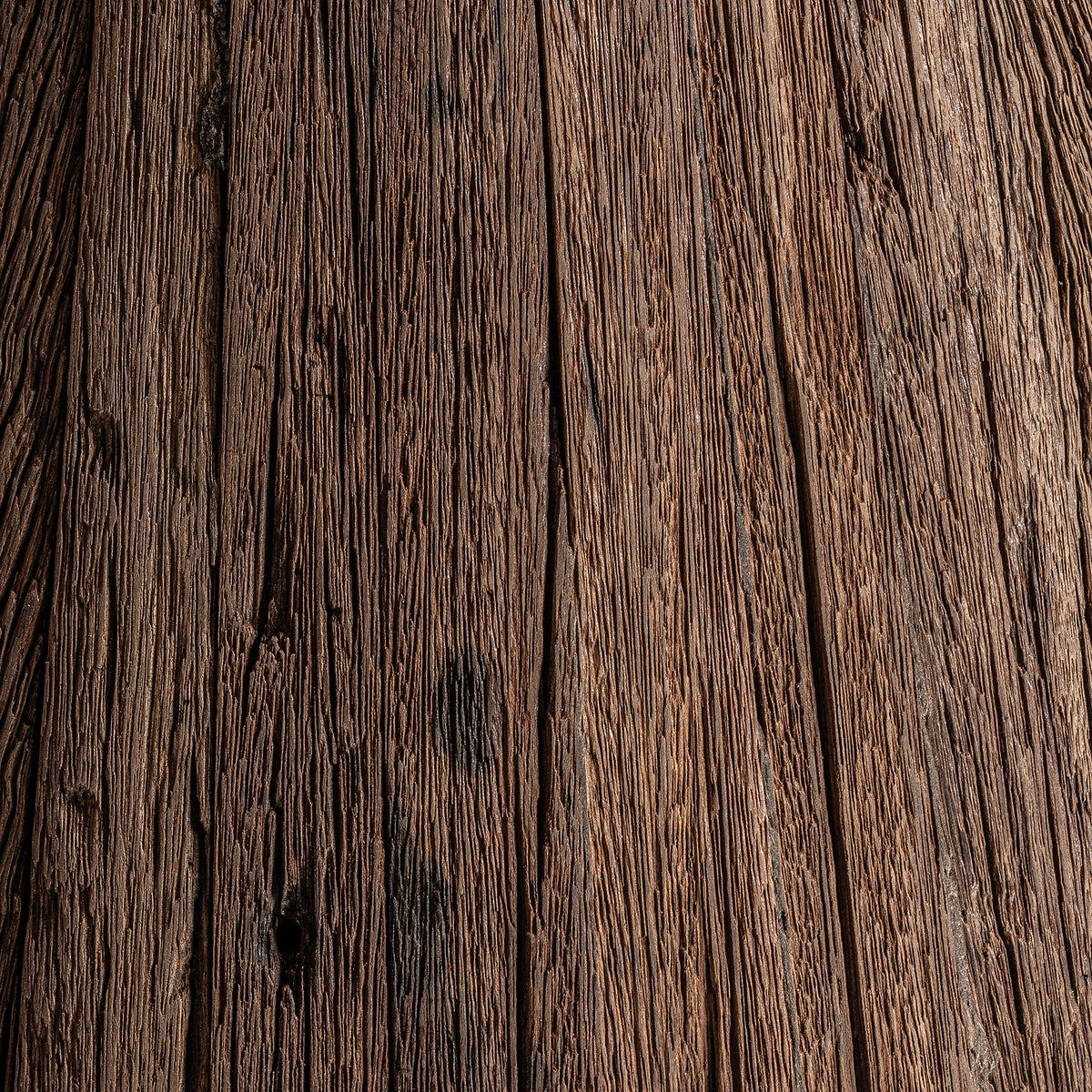 Mesa de comedor de madera tropical y mármol Beires