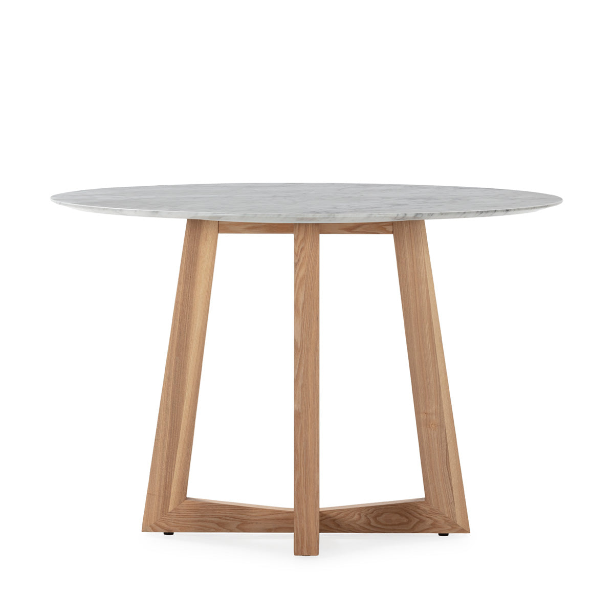Mesa de comedor de madera y mármol Sabaudia