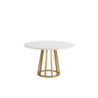 Mesa de comedor de madera y metal Balma