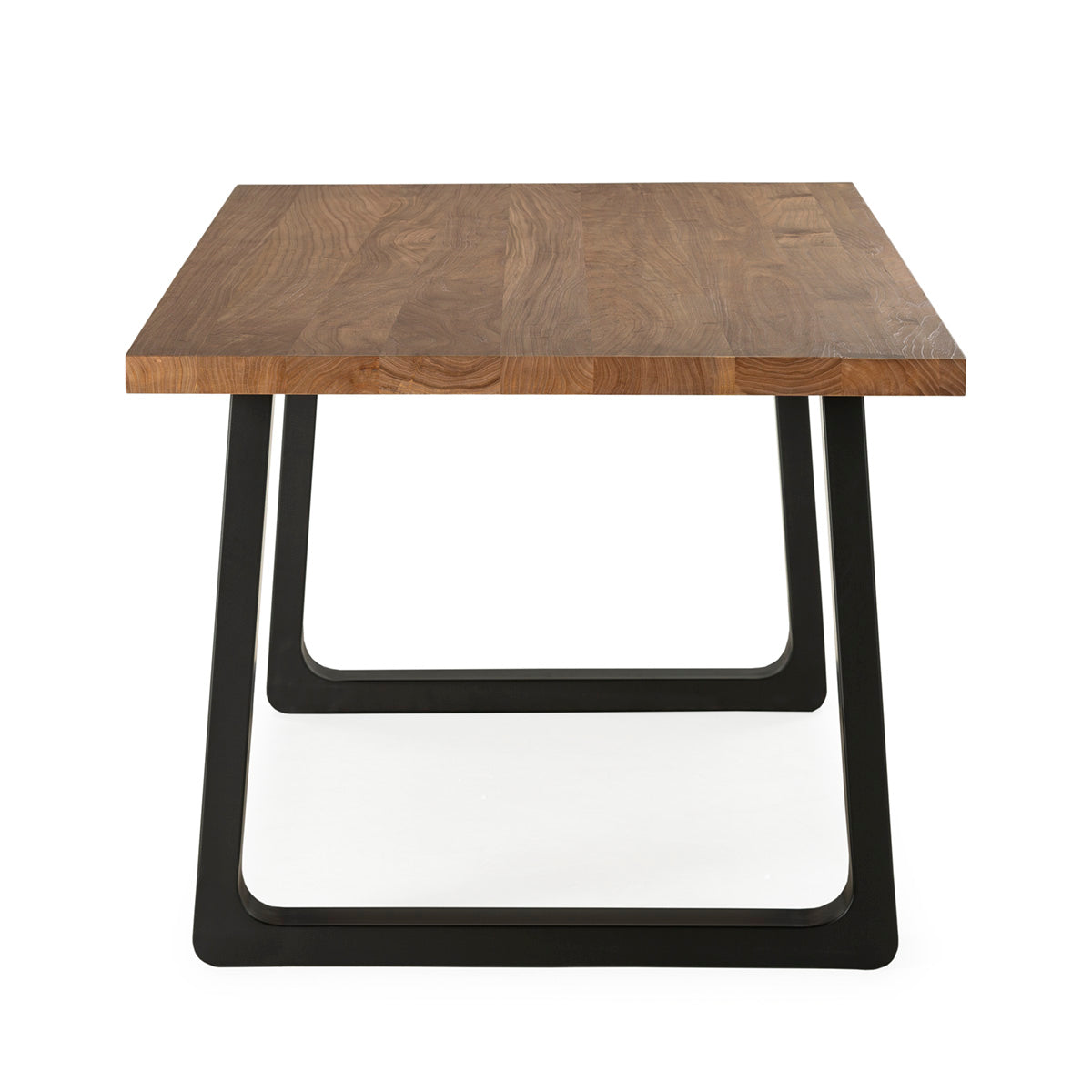 Mesa de comedor de madera y metal Giglio