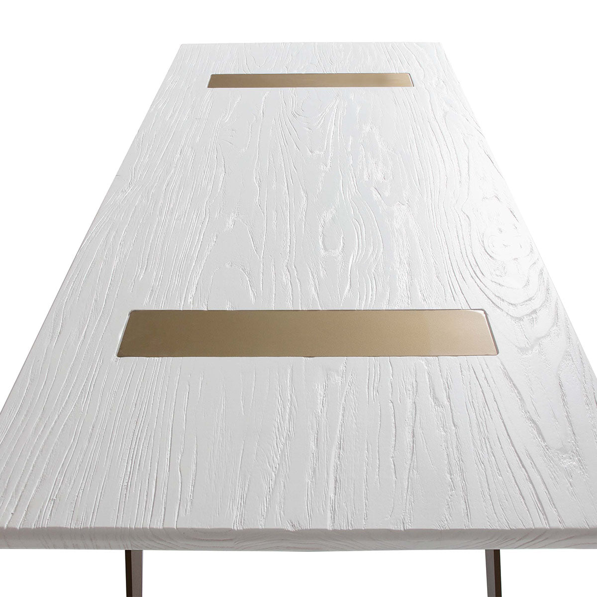 Mesa de comedor de madera y metal Nazaré