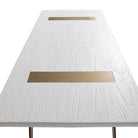 Mesa de comedor de madera y metal Nazaré