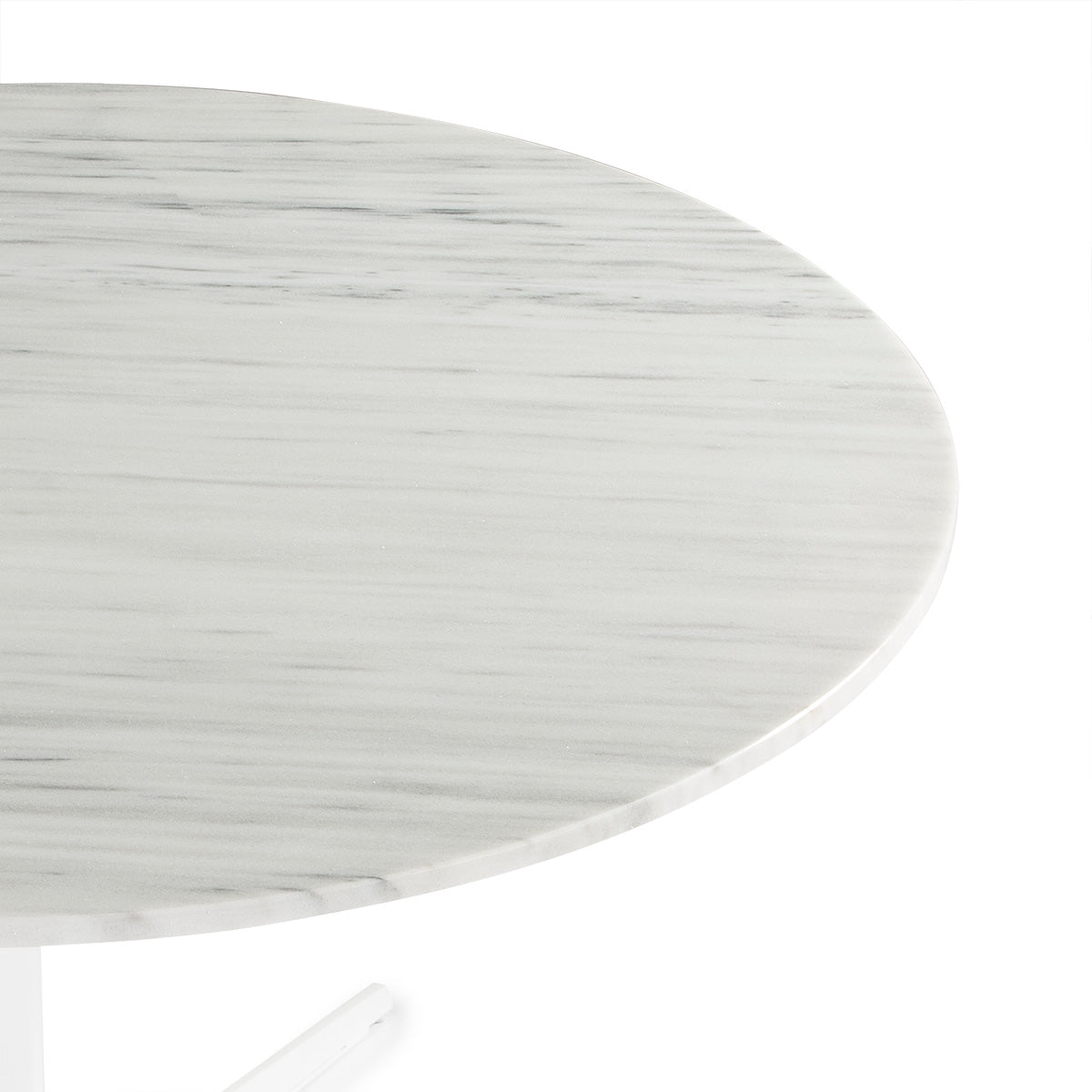 Mesa de comedor de mármol y metal Treviso