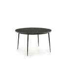 Mesa de comedor de mármol y metal Yaiza