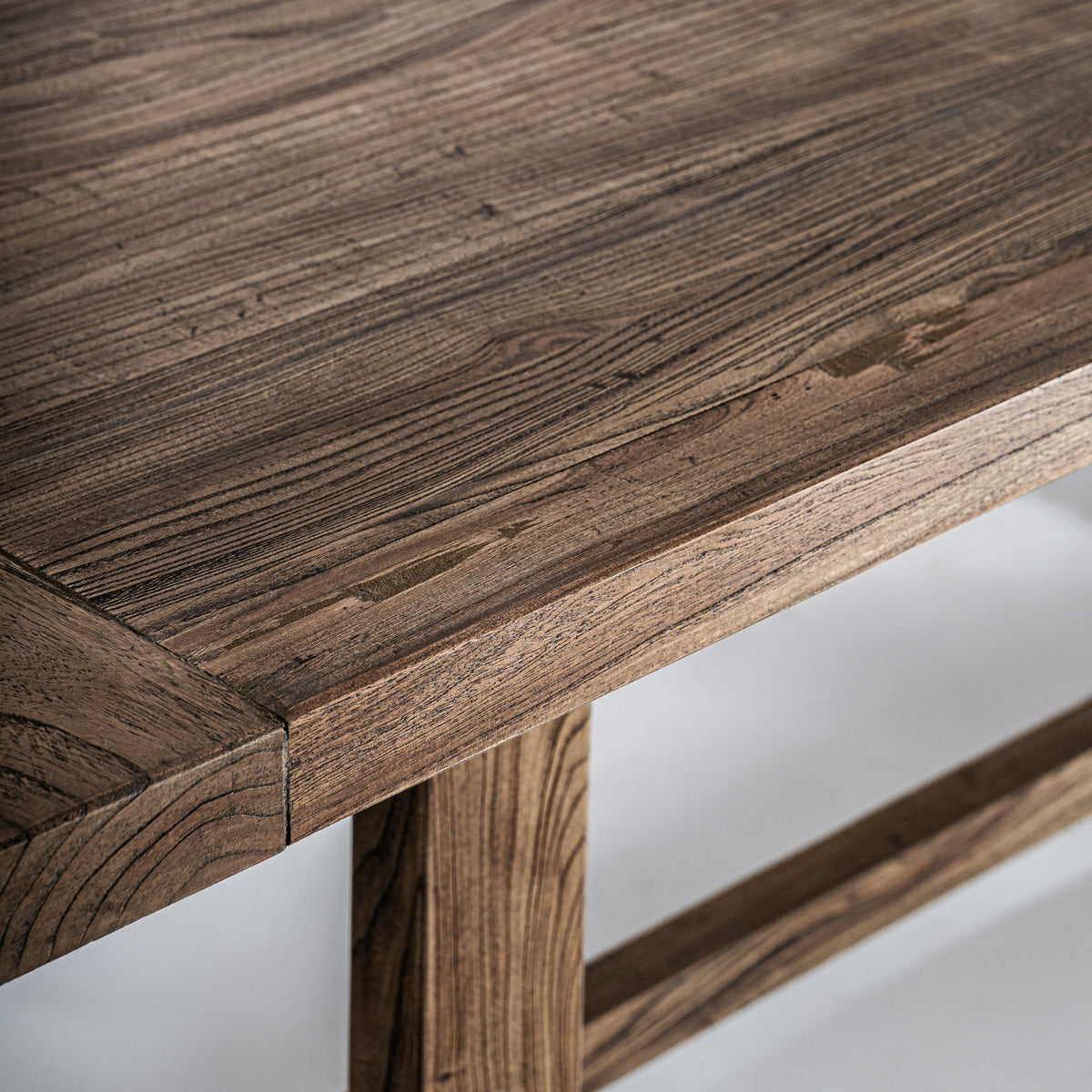 Mesa de comedor de olmo Carboneras 220 cm