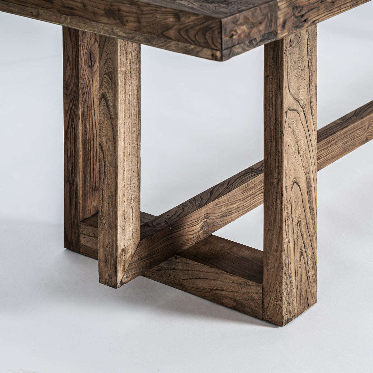 Mesa de comedor de olmo Carboneras 280 cm