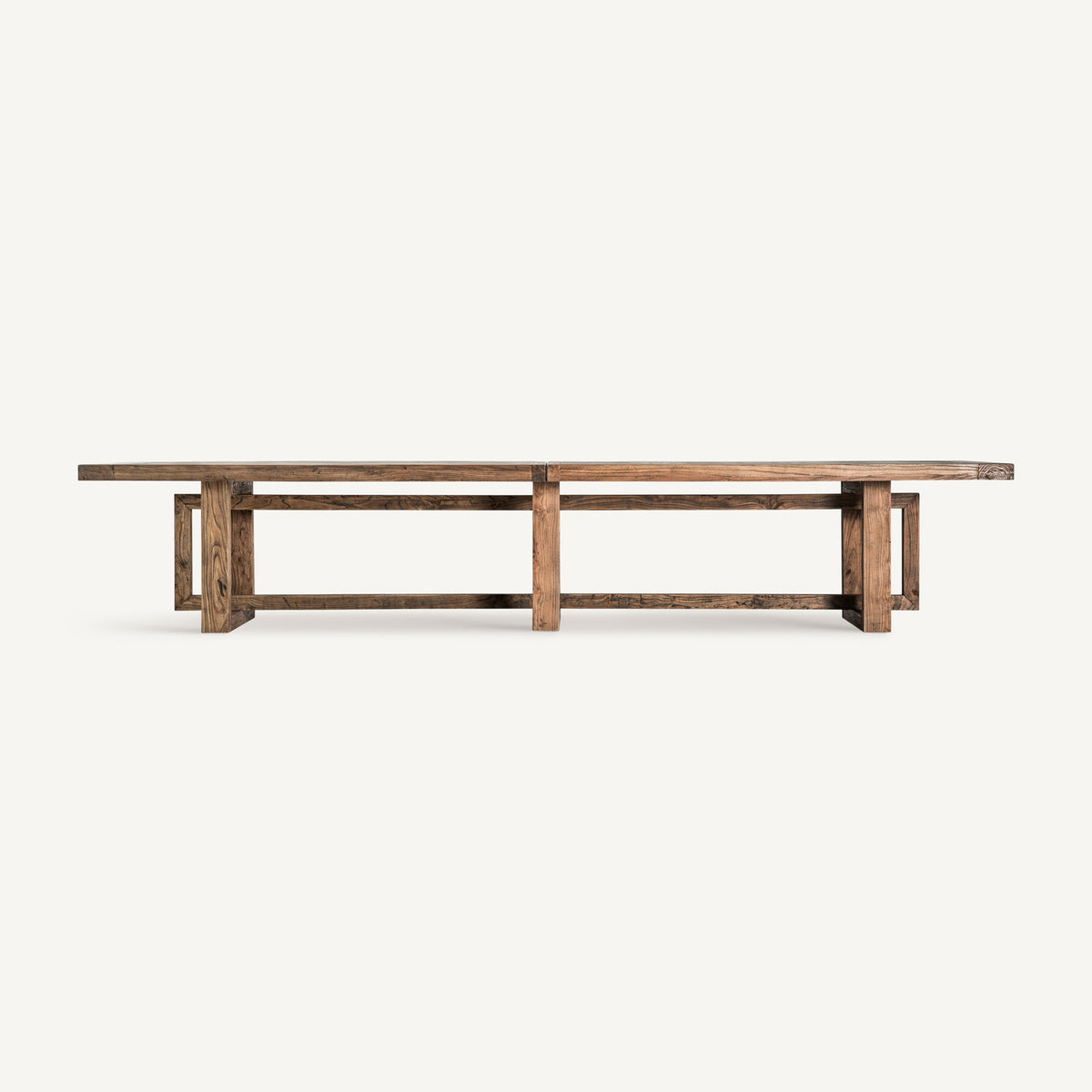 Mesa de comedor de olmo Carboneras 400 cm