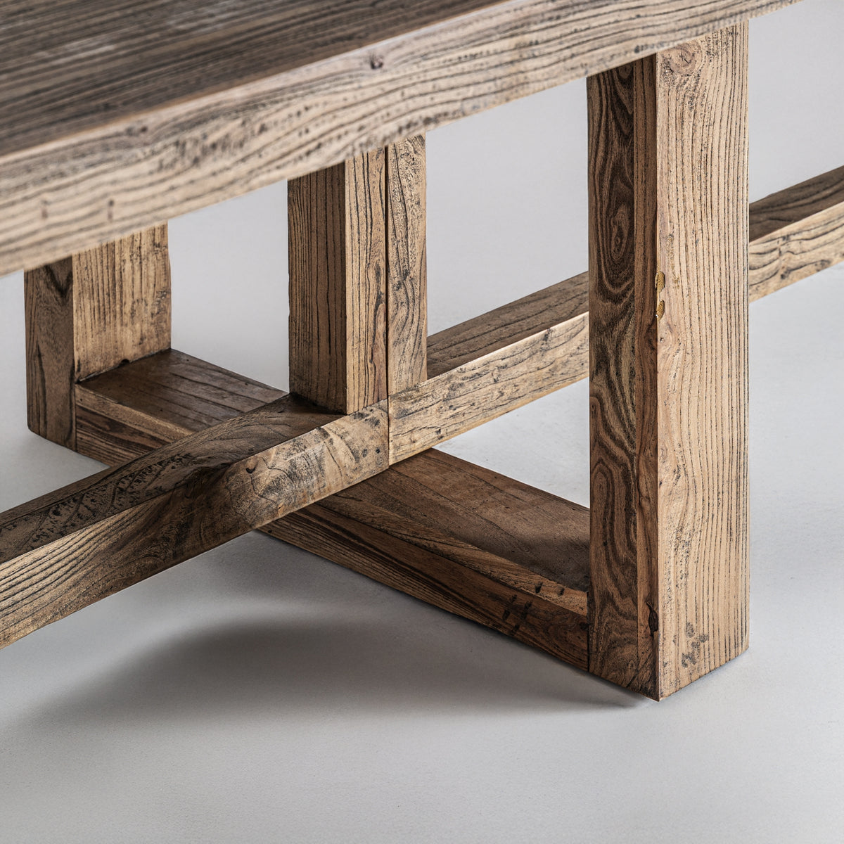 Mesa de comedor de olmo Carboneras 400 cm
