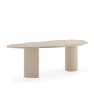 Mesa de comedor de piedra y resina Casamassima
