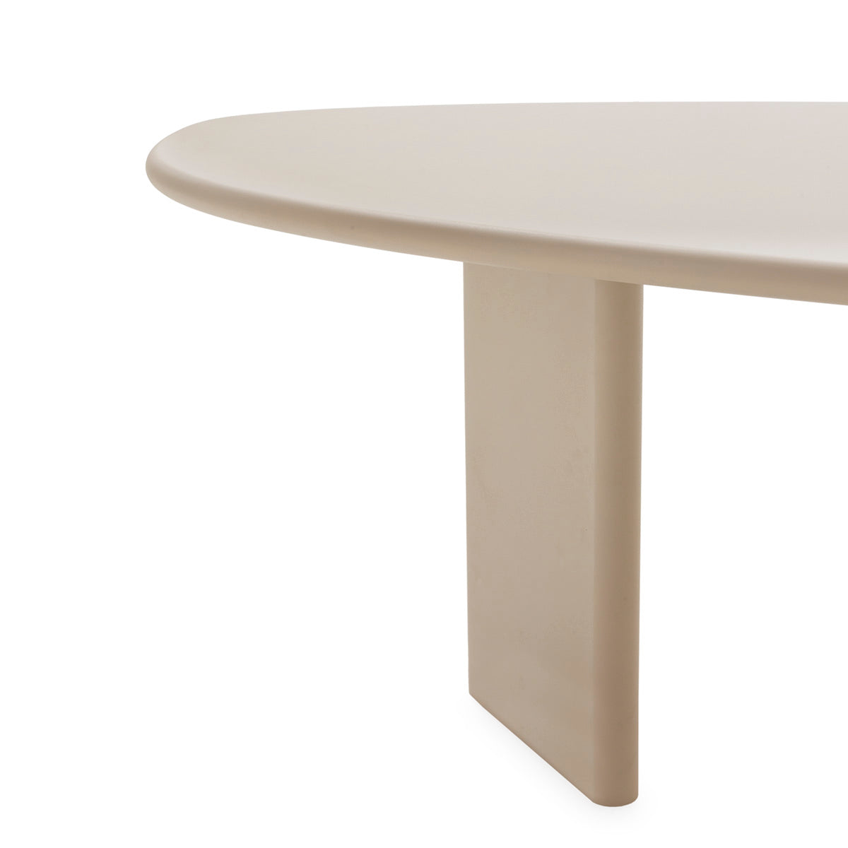 Mesa de comedor de piedra y resina Casamassima