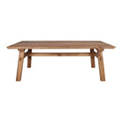 Mesa de comedor de pino reciclado Ansaldo