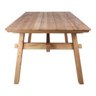 Mesa de comedor de pino reciclado Ansaldo