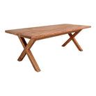 Mesa de comedor de pino reciclado Thibaut