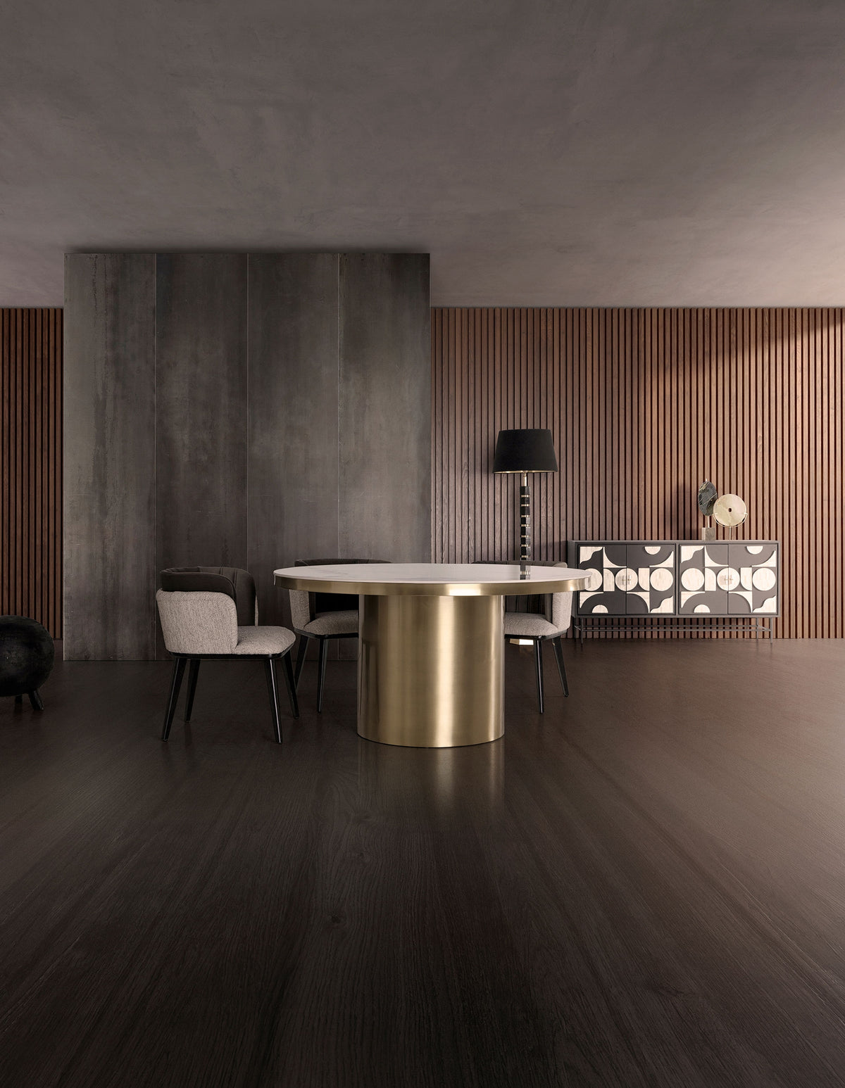 Mesa de comedor de porcelánico Carataunas