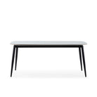 Mesa de comedor de porcelánico y metal Canillas