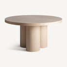 Mesa de comedor de roble Bayárcal 150 x 150 cm