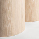 Mesa de comedor de roble Bayárcal 150 x 150 cm