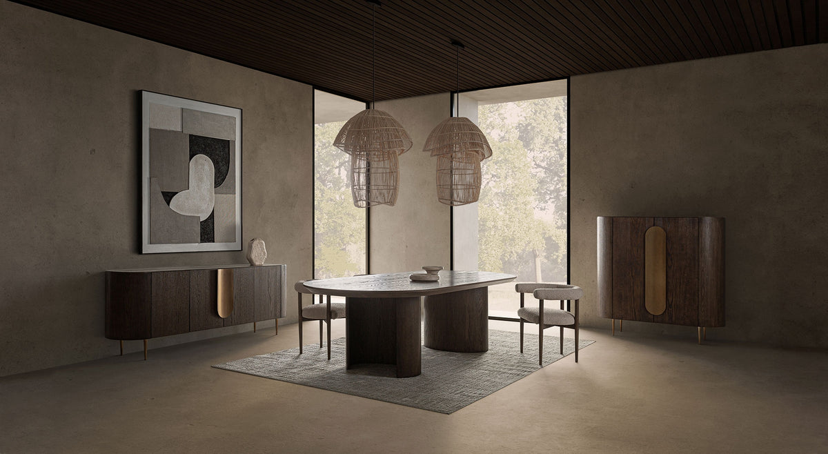 Mesa de comedor de roble Instinción