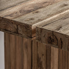 Mesa de comedor de teca reciclada Cherín