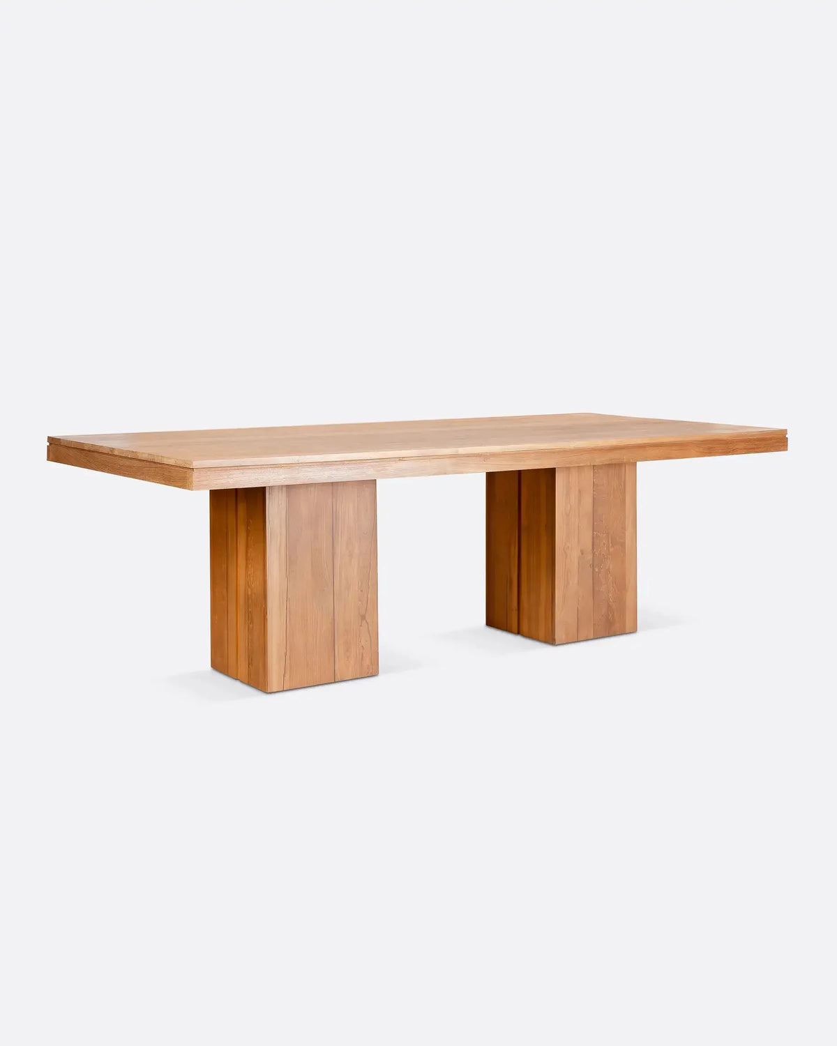 Mesa de comedor de teca reciclada Kerbang