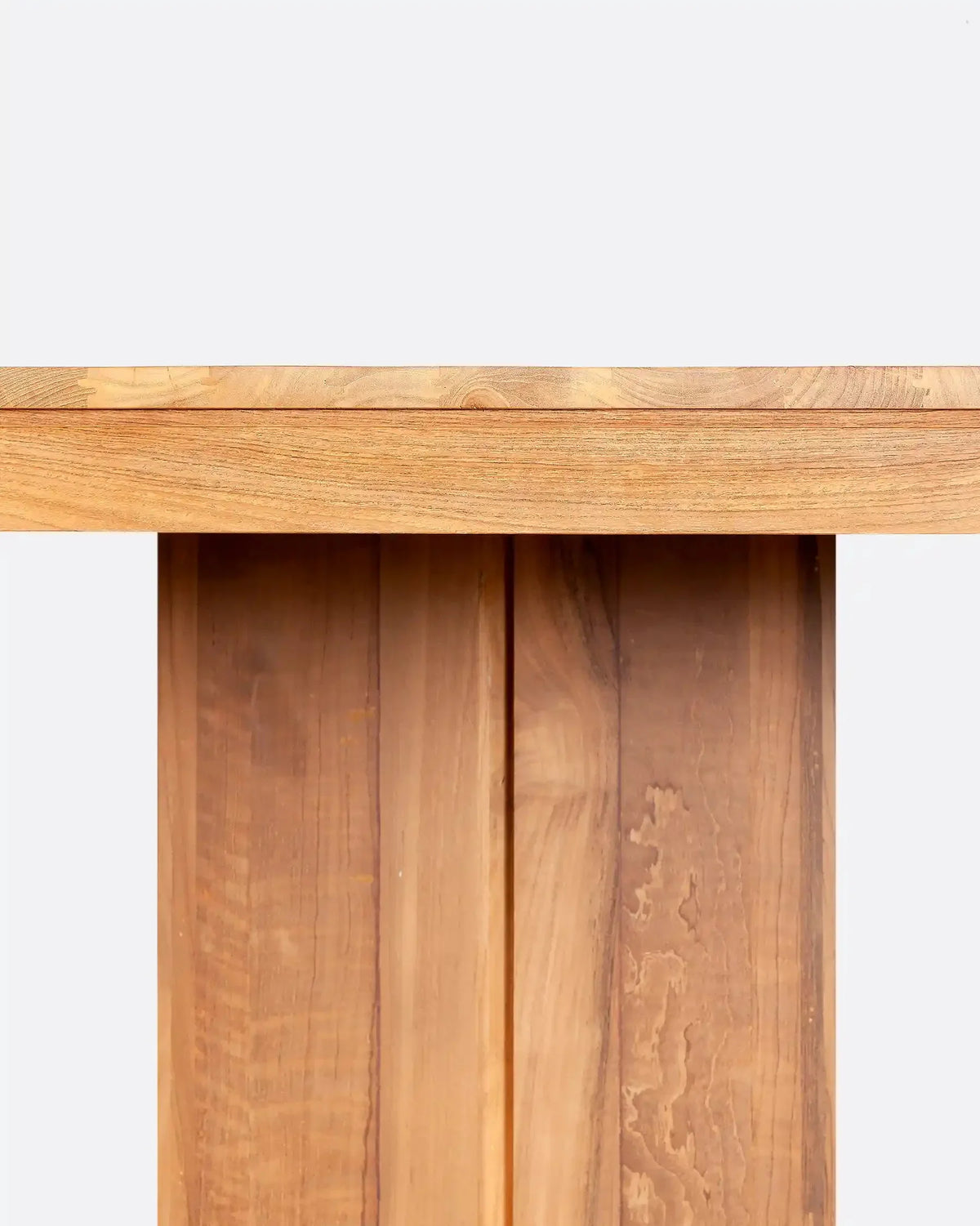 Mesa de comedor de teca reciclada Kerbang