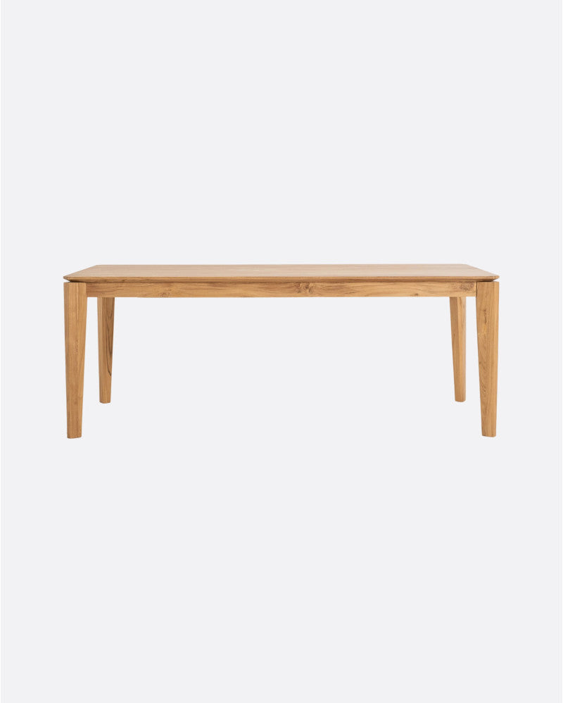 Mesa de comedor de teca reciclada Daoen