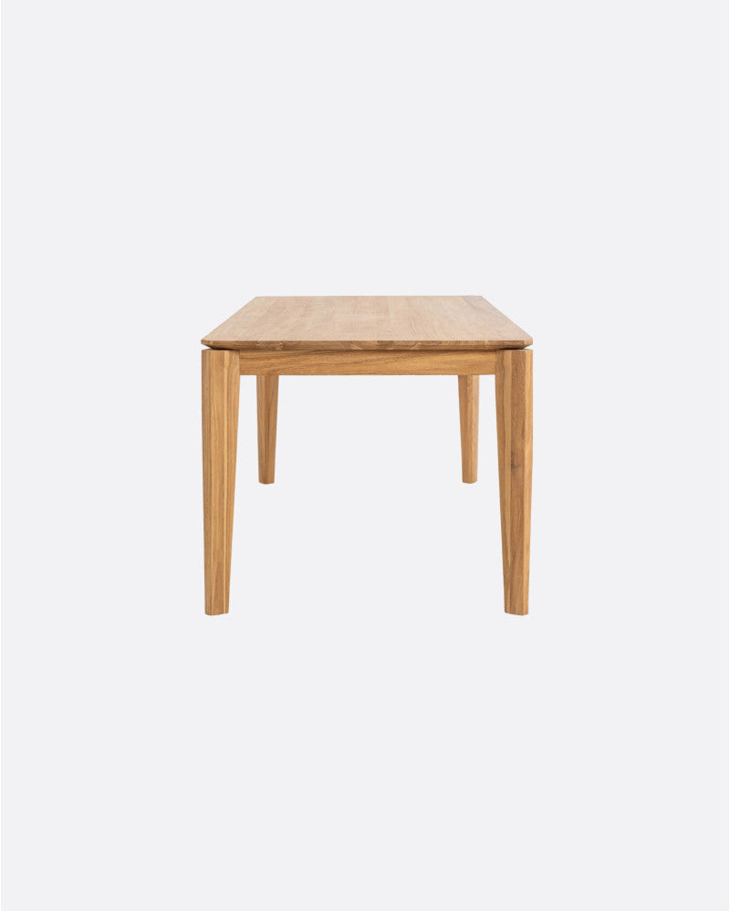 Mesa de comedor de teca reciclada Daoen