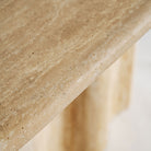 Mesa de comedor de travertino Tabernas 220 x 100 x 75 cm