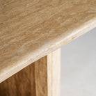 Mesa de comedor de travertino Tabernas 240 x 100 cm