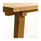 Mesa de comedor de vigas de madera Otívar