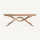 Mesa de comedor extensible de fresno Erice