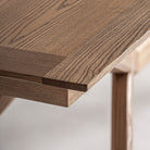 Mesa de comedor extensible de fresno Erice