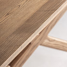 Mesa de comedor extensible de fresno Erice