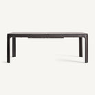 Mesa de comedor extensible de fresno negro Gallipoli