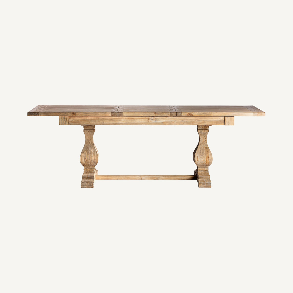 Mesa de comedor extensible de olmo reciclado Otranto 180 cm