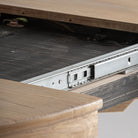 Mesa de comedor extensible de olmo reciclado Trani