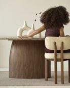 Mesa de Comedor Kaia Nogal 220 cm