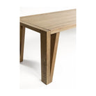 Mesa de comedor rectangular de roble Iznalloz